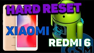 Xiaomi Redmi 6 Hard Reset Общий сброс настроек как сбросить