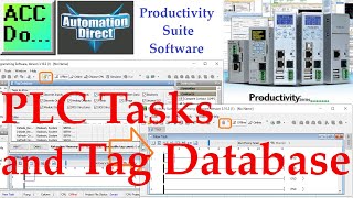Productivity Suite PLC Tasks and Tag Database