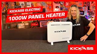 Introducing the KickAss Electric Panel Heater 1000W for Camping