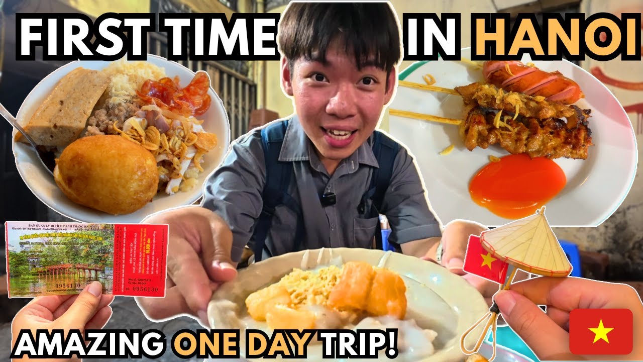 First Time in Hanoi 🇻🇳 | Top Attractions, Breathtaking Bridge & Delicious Food & Cafe!