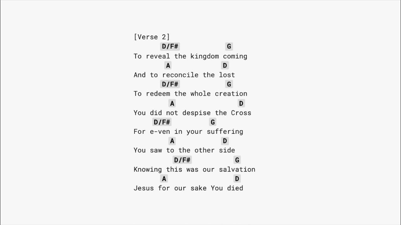 King of Kings hillsong (NO CAPO) lyrics and guitar chords YouTube