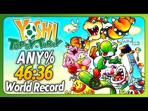 [WR] Yoshi Topsy-Turvy - Any% Speedrun in 46:36