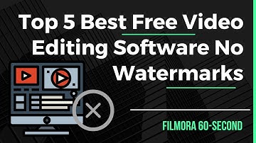 Top 5 Best Free Video Editing Software No Watermarks(2022)