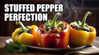 Mouthwatering Stuffed Pepper Recipe | Vegetarian Dish