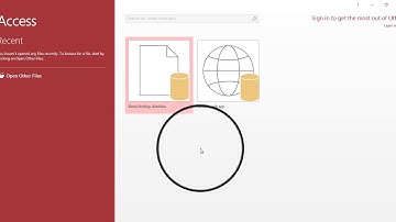 How to create Database in Microsoft Access | In Gujarati | Amrutgiri Goswami