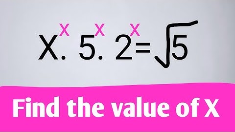 A Nice Math Olympiad Exponential Problem// Find The Value Of X