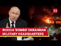 Russias ballistic attack on ukrainian military hq plumes of smoke fill odesas sky