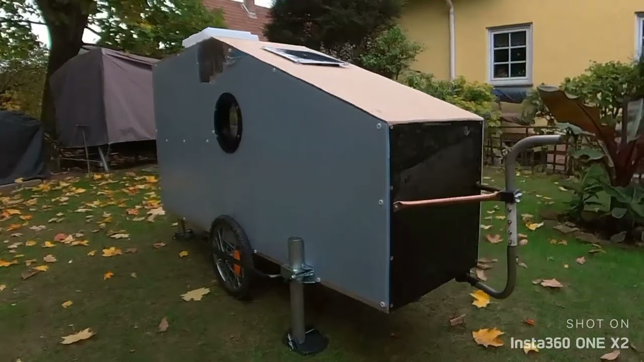 #fawowa  Fahrradwohnwagen kleine Roomtour
