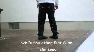 The Heeltoe + The-V Tutorial - Spinslide - Basic # 1 and 2 - how to Cwalk