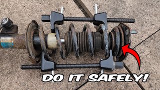 How to Compress a Strut Spring (and Also Change a Strut!) 🚗