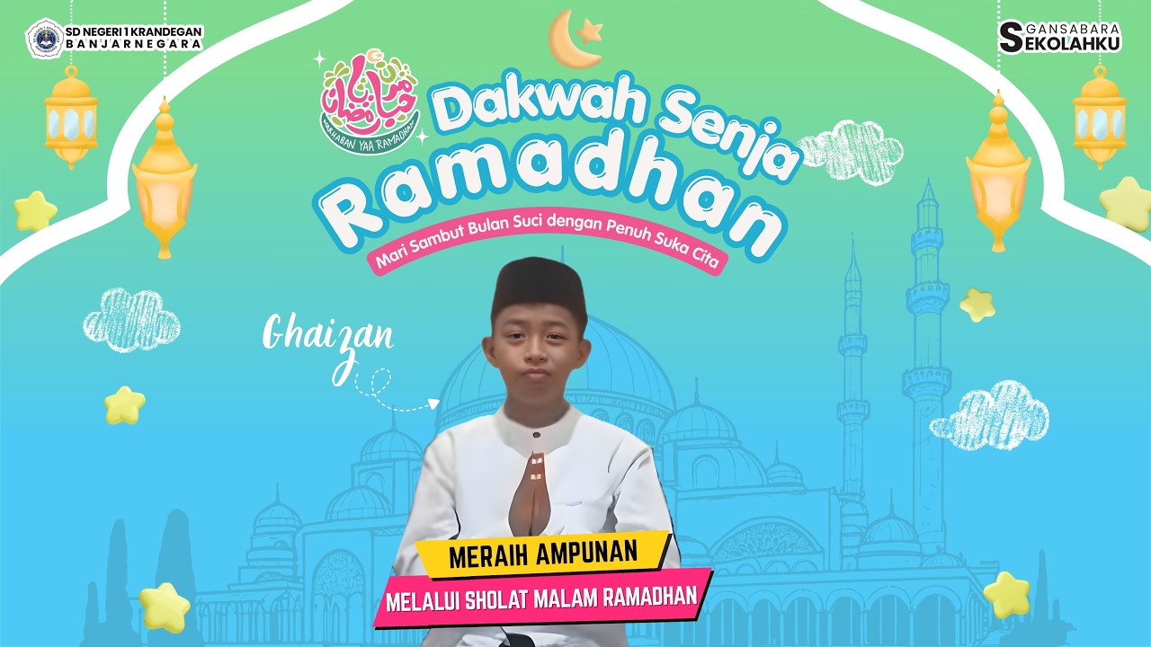 DAKWAH SENJA RAMADHAN | GHAIZAN KANIGARA - MERAIH AMPUNAN MELALUI SHOLAT MALAM RAMADHAN