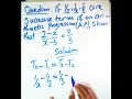 Solving problems on A.P. Question 3