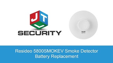 Resideo Wireless Smoke Detector Battery Replacement - by JTL Security