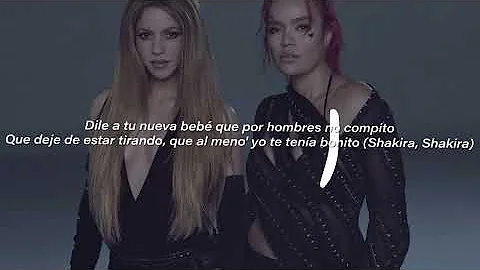 Karol G   Shakira   TQG Letra Lyrics1080P HD