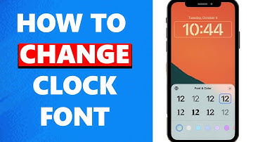 How to Change Clock Font on iPhone Lock Screen
