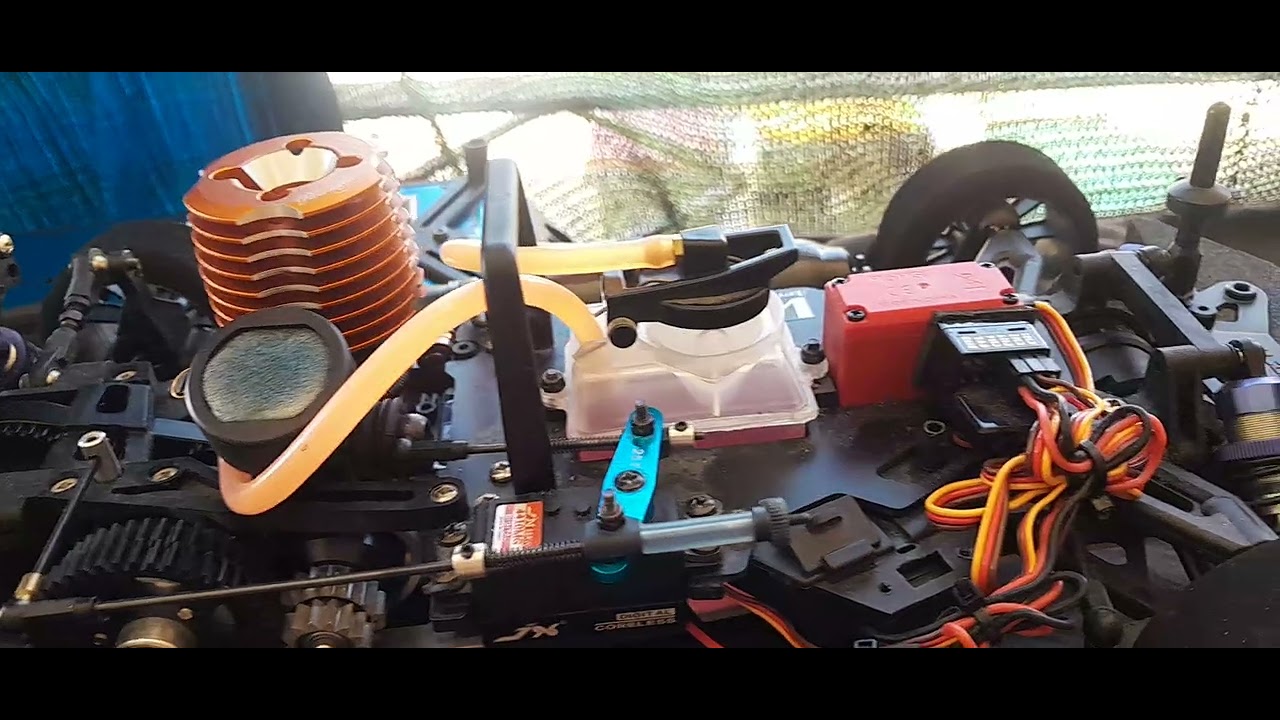 Sh engines .12 2.1cc powered vone r engine break in tank 1