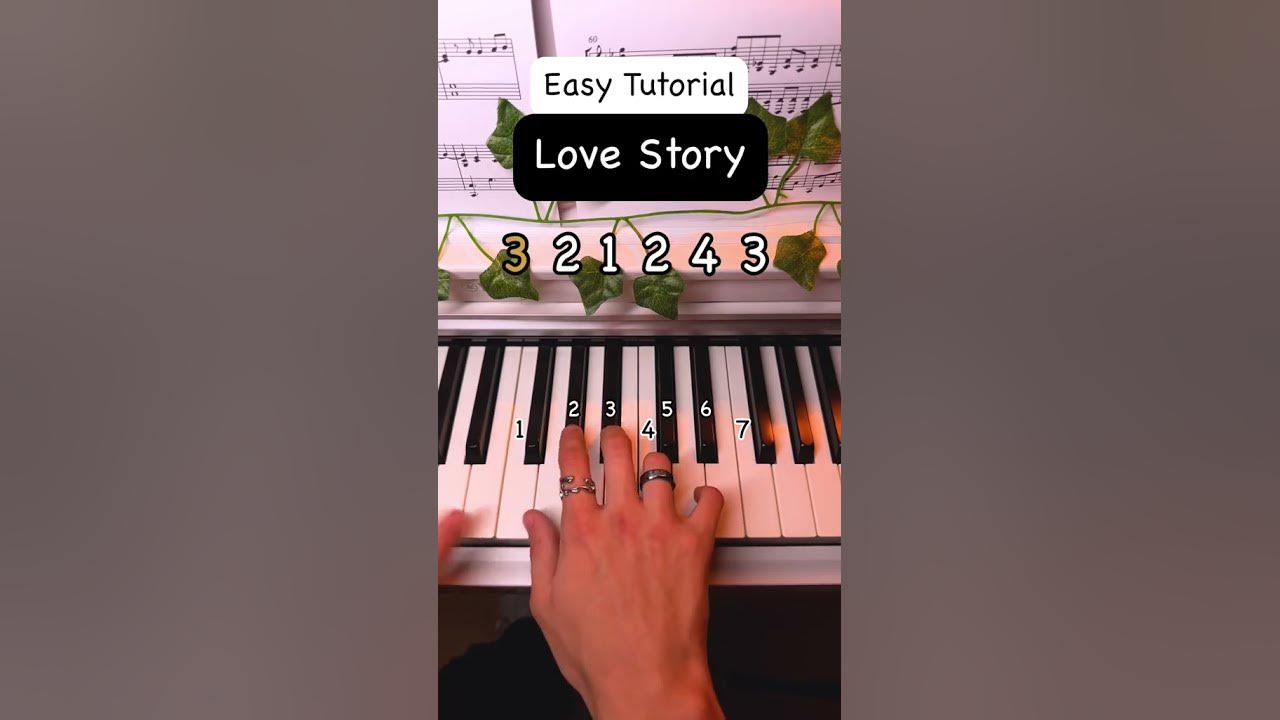 Love Story - Indila ❤️ (Easy Piano  Tutorial)