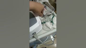 Nebulizer contain 10 drops of Ventolin (salbutamol)and whole ampoule of atom that is clenil#itc