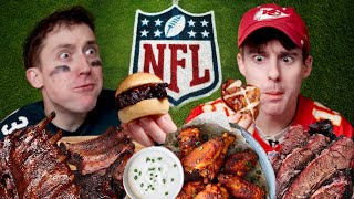 Brits try REAL Super Bowl Snacks for the first time! image