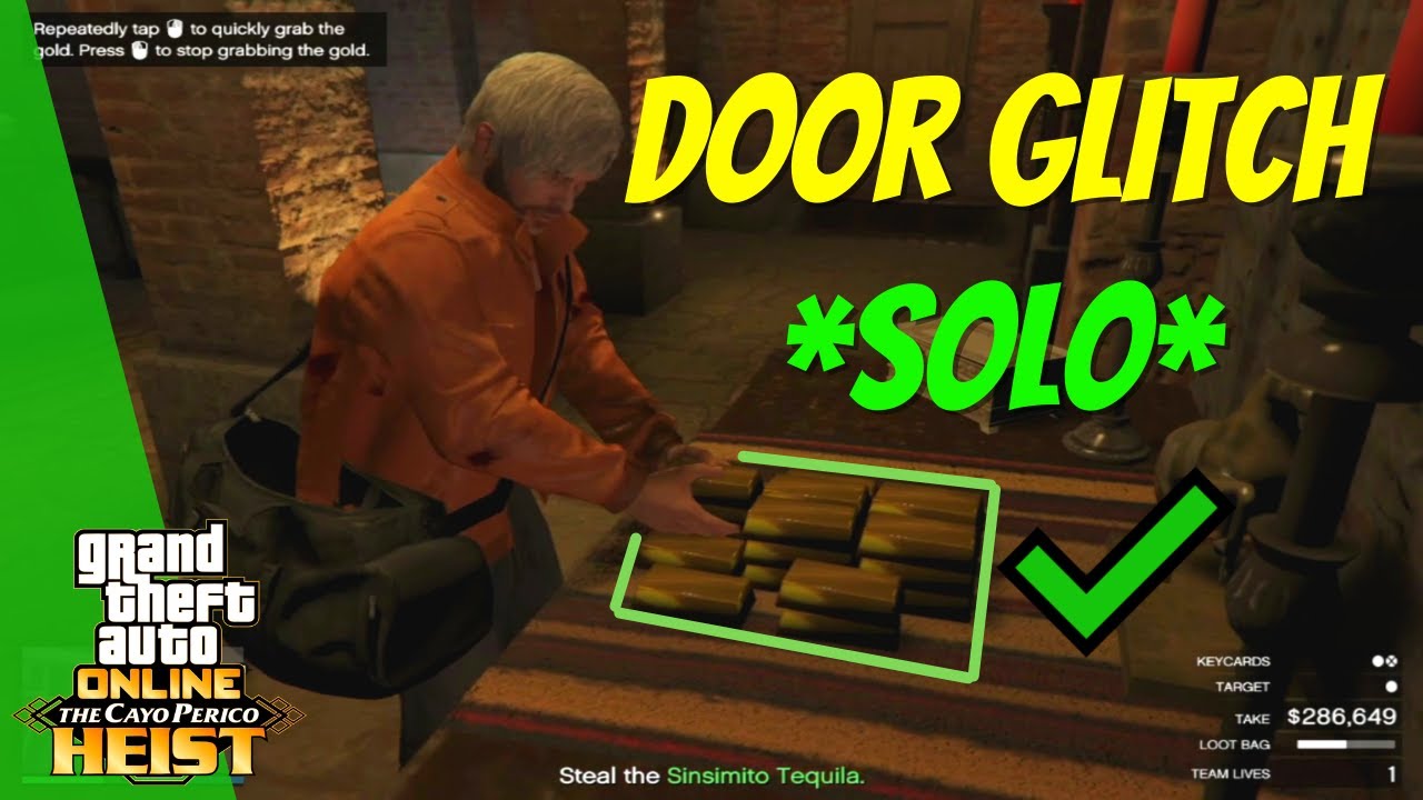 GTA Online The Cayo Perico Heist Door Glitch SOLO (Easy Door Glitch