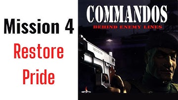 Commandos: Behind Enemy Lines- Mission 4 ( Restore Pride ) walkthrough ( 60 fps )