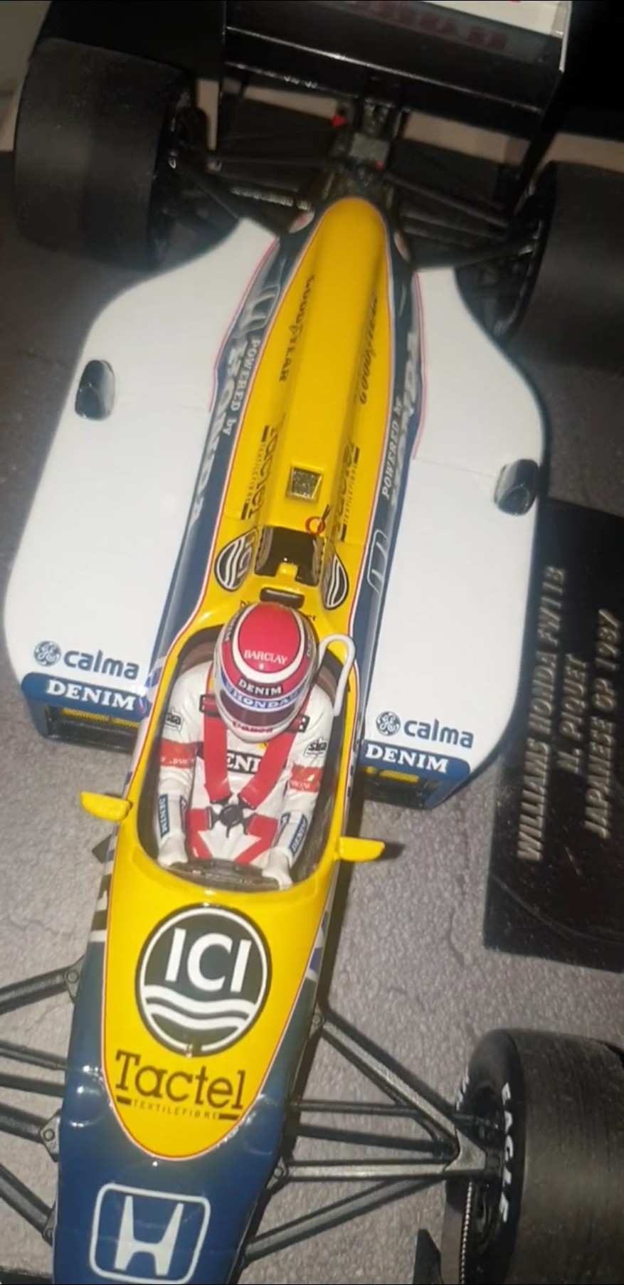 Nelson Piquet 1987 F1 World Champion Edition FW08 Willliams Honda