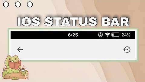 ios status bar for android no root | it