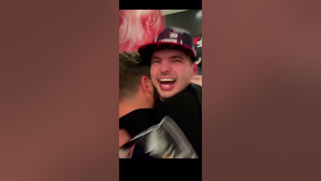 MAX VERSTAPPEN HUGS FRIENDS | MARTIN GARRIX, JOSEPH KLIBANSKY, RICO VERHOEVEN | GRAND PRIX ABU DHABI