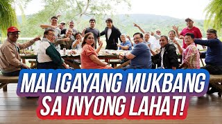MALIGAYANG MUKBANG SA INYONG LAHAT! Boodle Fight w/ my Loyal Staff | Ramon Bong Revilla Jr. Vlog