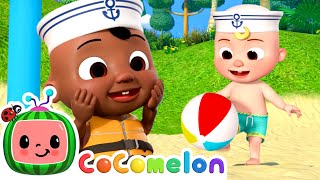 Beach Volleyball And Soccer Song! | Learning Outside Sports | Cocomelon Nursery Rhymes & Kids Songs