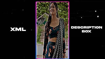 Chand Sifarish 💞❤🥰Trending Xml File | New Xml Alight Motion  | xml king