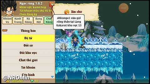 [ NROMin - Ngọc rồng online ] Mở skill 4 cho đệ tử.