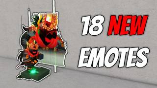 All 18 New Emotes In Jujutsu Shenanigans Black Death Update V1.76