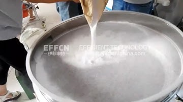 powder particle liquid screening filtering machine circular rotary vibrating sieve