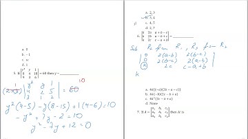 ECAT Math - Matrices Assignment Discussion by Sir Ahsan Abdullah Patel