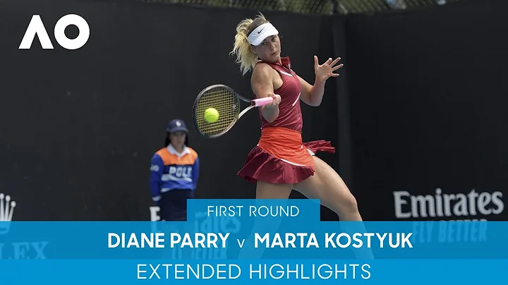 Diane Parry v Marta Kostyuk Extended Highlights (1R) | Australian Open 2022