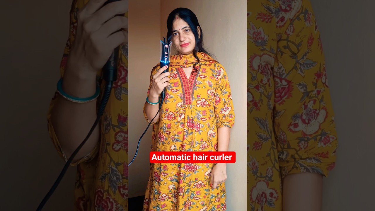 Urban yog automatic hair curler from Myntra 🔥 #shorts #urbanyog #myntrafinds #haircurler #hairstyle