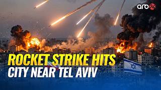 Rocket debris hits apartment building in Holon near Tel Aviv amid Iran-Israel war escalation