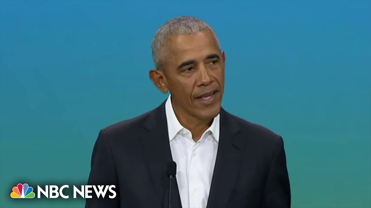 ⁣Obama says it is 'hard to be hopeful' amid Israel-Hamas war 