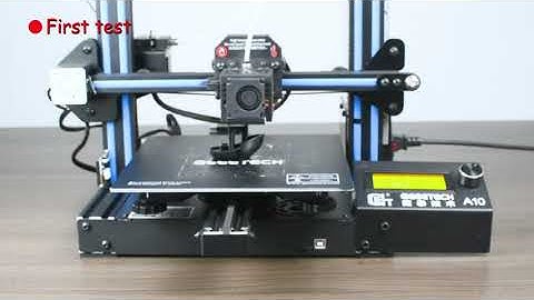 Geeetech A10  Pro Printer Test  Buy Online