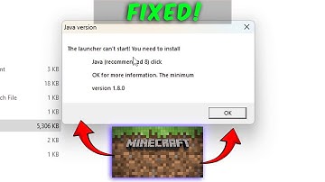 the launcher cant start you need to install java 8 in minecraft fixed