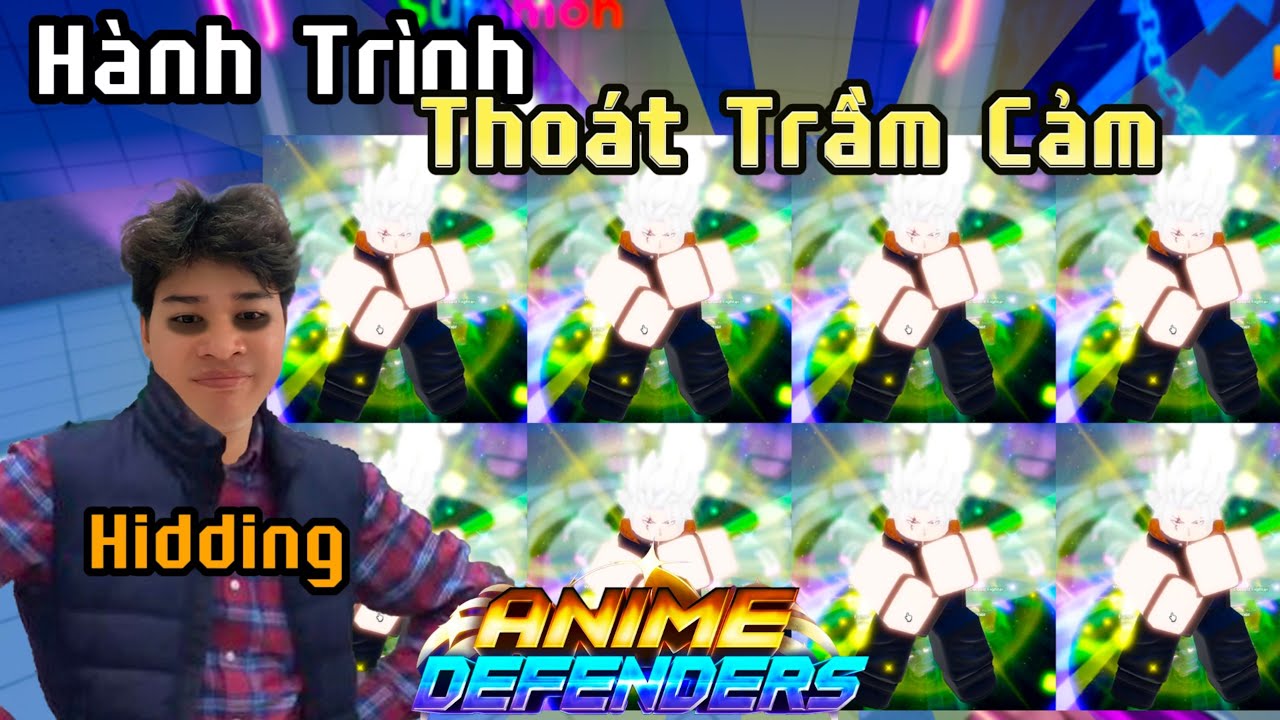 Hidding được tổ Gacha độ quay The Rift Sorcerer Anime Defenders. 