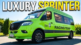 Review of a Luxury Custom Mercedes Sprinter Van | Ukrainian Wolf Cubs Racing Team