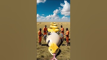 rescue sheep from giant python #funny #animals #shorts