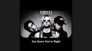 Nirvana You Know You’re Right guitar backing track with Vocals