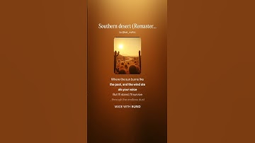 Thumbnail of Southern desert #rock #music  #aimusic #song  #upcomingmusician #lyrics