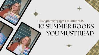 10 Summer Book Recommendations You NEED to Read ☀️📚