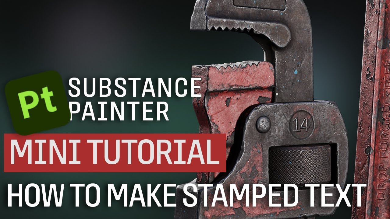 How To Make Stamped Text In Substance Painter YouTube How To Make Stamped Text In Substance Painter YouTube
