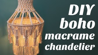 DIY Macrame Tassel Keychain (Wrapped Keyhole) 