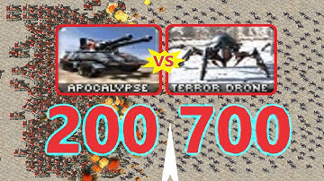 Apocalypse vs Terror Drones - Same Cost - Red Alert 2